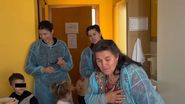 Mama și surorile lui Culiță Sterp, la spital