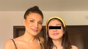 Ioana Ginghină și fiica sa
