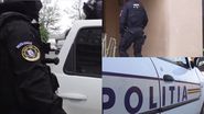 Imagini din timpul perchezițiilor