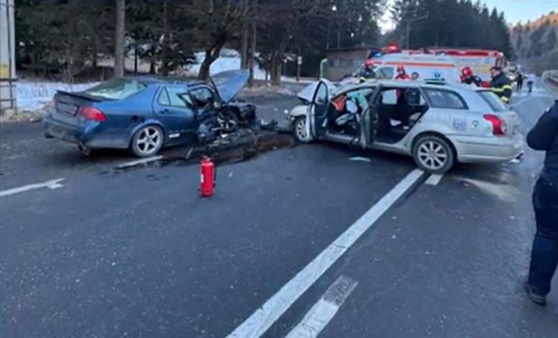 Accident rutier pe DN1