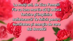 URĂRI de 8 Martie 2025. Ziua Femeii e o ocazie specială de a ne arăta aprecierea față de ființele dragi din viața noastră