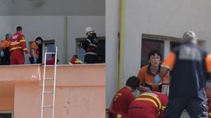 Imagini de la locul tragediei