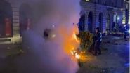 Imagine de la protestele din București