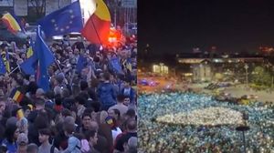 Peste 10.000 de oameni s-au adunat în Piața Victoriei pentru a susține drumul pro-european al României. Oamenii au ieșit în stradă pentru a apăra valorile democrației: „Spune nu extremismului”