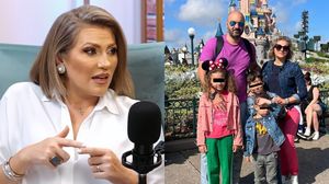 Mirela Vaida, alături de familia sa