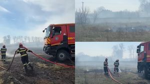 Incendiu în Delta Dunării