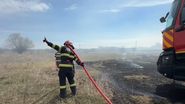 Incendiu în Delta Dunării