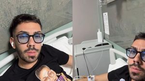 Armin Nicoară, pe patul de spital  Armin Nicoară, pe patul de spital