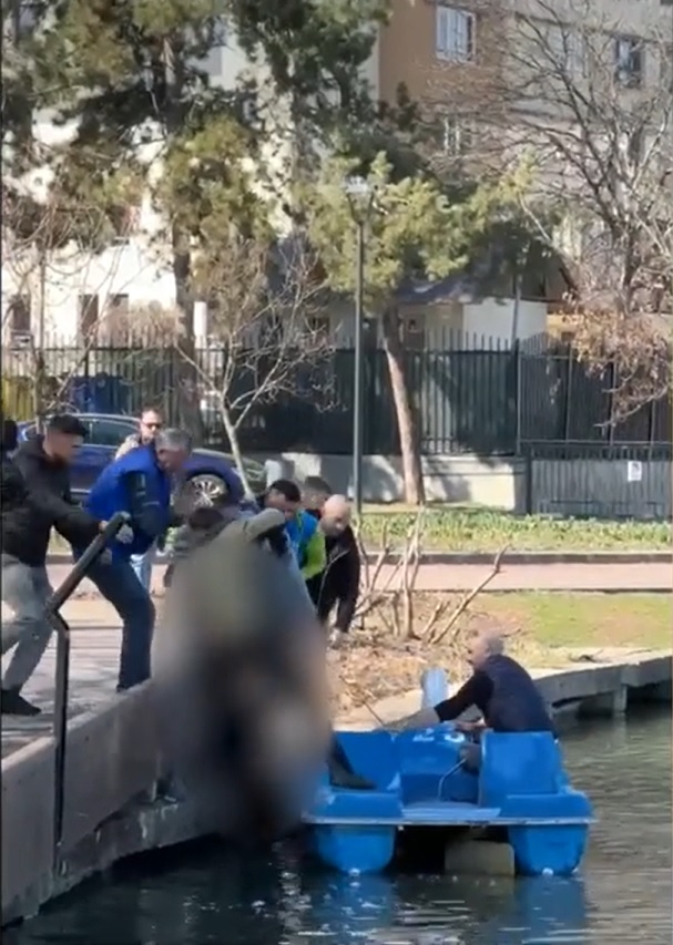 Imagini de la locul incidentului