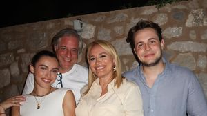 Andreea Esca, alături de familia sa
