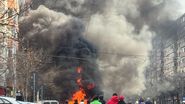 Incendiu în București