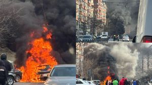 Incendiu în București