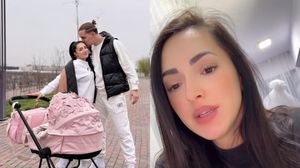 Larisa Iordache, alături de Cristian Chiriță și fiica lor  Larisa Iordache, alături de Cristian Chiriță și fiica lor