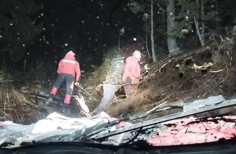 Imagini din timpul căutărilor