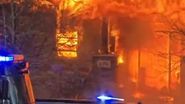 Imagine din timpul incendiului