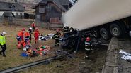 Imagini de la locul accidentului