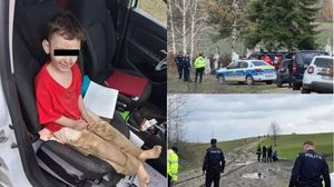 Fănică, copilul găsit după mai multe ore de căutări