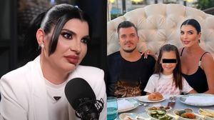 Andreea Tonciu alături de soțul ei și fiica lor