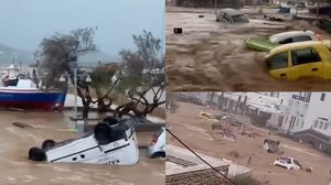 Inundații devastatoare în Grecia  Inundații devastatoare în Grecia