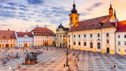 Primăria și palatul Brukenthal din Sibiu