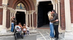 Laura Cosoi, Cosmin Curticăpean și fiicele lor