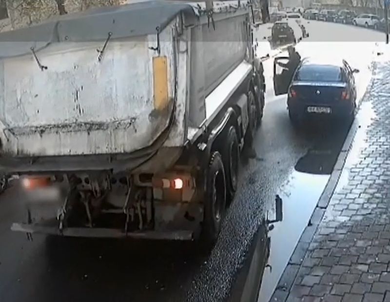 Imagini de la locul accidentului