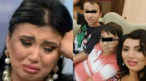 Adriana Bahmuțeanu și copiii ei