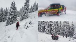 Trei cetățeni ucraineni au fost salvați din munții Maramureșului! Misiunea salvamontiștilor a durat mai bine de opt ore