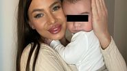 Larisa Groza și copilul ei