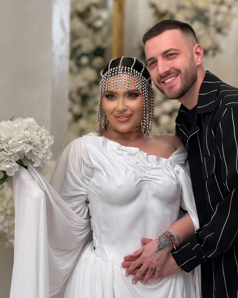 Oana Radu și soțul ei, Șerban