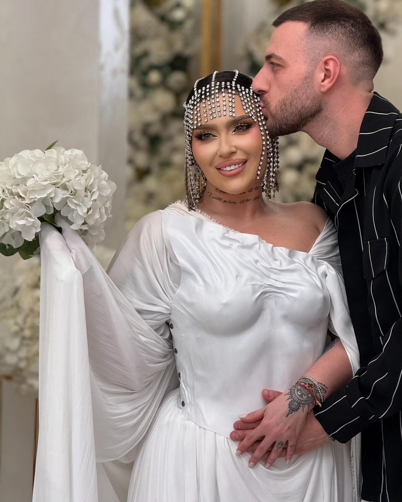Oana Radu și soțul ei, Șerban