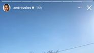 Postarea făcută de Andra Volos pe Instagram