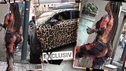Sora trapper-ului Albert NBN a încins Capitala! Badd G s-a dat jos din bolidul său unic în România și și-a etalat posteriorul care bagă în boală orice bărbat | PAPARAZZI