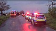 Imagini de la locul accidentului