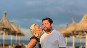 Diana Dumitrescu, alături de soțul său