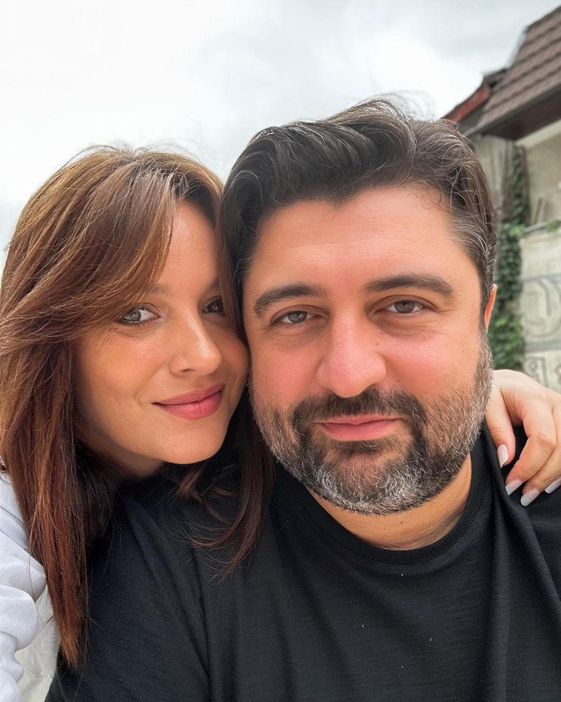 Diana Dumitrescu, alături de soțul său