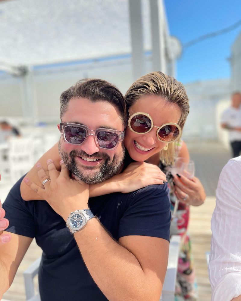 Diana Dumitrescu, alături de soțul său