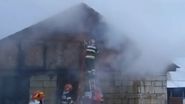 Imagini de la locul incendiului