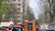 Incendiu într-un bloc din sectorul 6