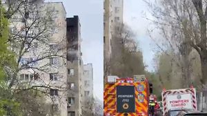 Incendiu într-un bloc din sectorul 6
