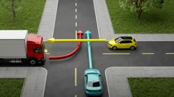 Testul rutier care îi pune pe mulți șoferi în dificultate! Tu știi care este ordinea corectă a mașinilor în această intersecție?