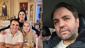 Igor Cuciuc, alături de soția și fiica sa