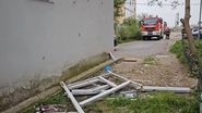 Imagini de la locul exploziei