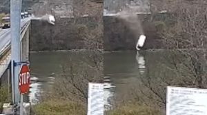 Imagini de la locul accidentului