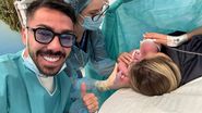 Claudia Puican și Armin Nicoară, alături de copilul lor
