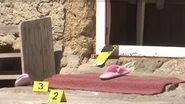Imagine de la locul crimei din Constanța
