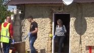 Imagine de la locul crimei din Constanța