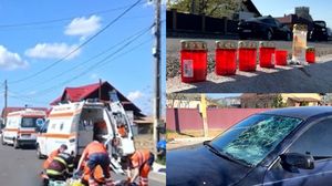 Imagini de la locul accidentului din Suceava
