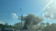 Imagini de la locul incendiului