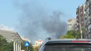 Imagini de la locul incendiului